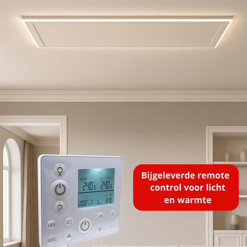 Byecold Infrarood Paneel Plafond met Verlichting HHL afbeelding 6