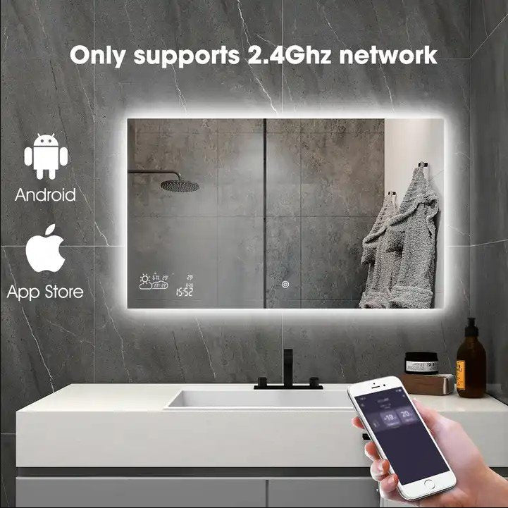 Byecold Smart infrarood spiegel met verlichting afbeelding 3