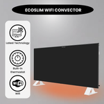 Eco Slim WiFi Convector variant Zwart afbeelding 8