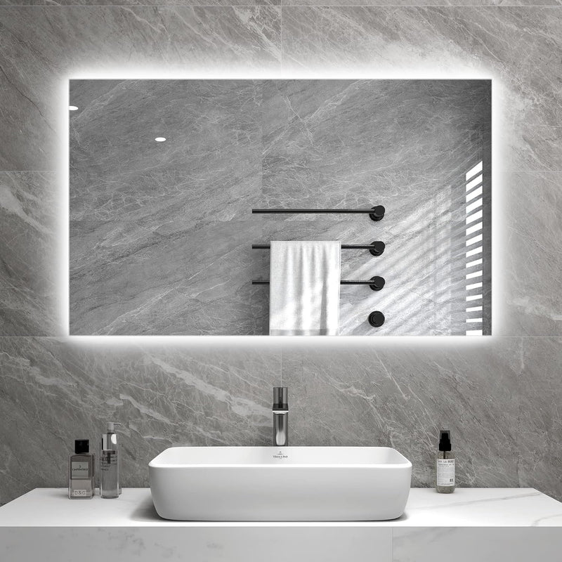 Spiegel infrarood verwarming met LED verlichting